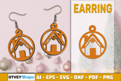 Christmas Earrings Lasercut BUNDLES Product Image 6