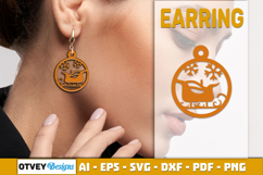 Christmas Earrings Lasercut BUNDLES Product Image 17