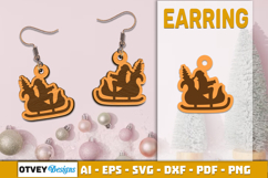 Christmas Earrings Lasercut BUNDLES Product Image 3