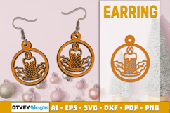 Christmas Earrings Lasercut BUNDLES Product Image 12