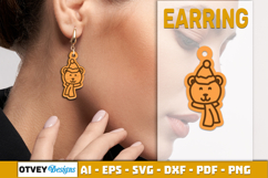 Christmas Earrings Lasercut BUNDLES Product Image 12