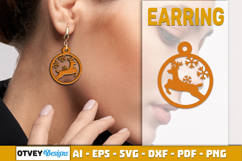 Christmas Earrings Lasercut BUNDLES Product Image 8