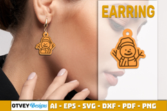 Christmas Earrings Lasercut BUNDLES Product Image 4