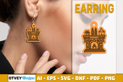 Christmas Earrings Lasercut BUNDLES Product Image 12
