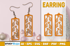 Christmas Earrings Lasercut BUNDLES Product Image 16