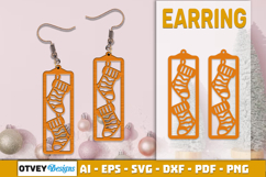 Christmas Earrings Lasercut BUNDLES Product Image 6