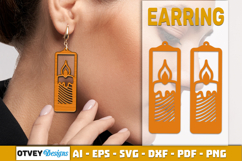 Christmas Earrings Lasercut BUNDLES Product Image 7