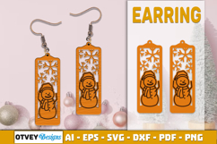 Christmas Earrings Lasercut BUNDLES Product Image 14