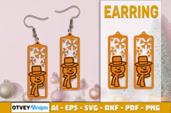 Christmas Earrings Lasercut BUNDLES Product Image 7