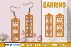 Christmas Earrings Lasercut BUNDLES Product Image 17