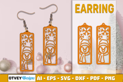 Christmas Earrings Lasercut BUNDLES Product Image 5