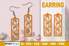 Christmas Earrings Lasercut BUNDLES Product Image 9