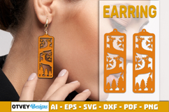 Christmas Earrings Lasercut BUNDLES Product Image 14