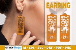 Christmas Earrings Lasercut BUNDLES Product Image 12