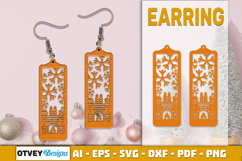 Christmas Earrings Lasercut BUNDLES Product Image 13