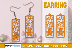 Christmas Earrings Lasercut BUNDLES Product Image 17