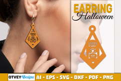 Halloween Earrings Lasercut | Halloween Jewelry BUNDLES Product Image 12