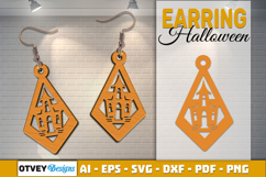 Halloween Earrings Lasercut | Halloween Jewelry BUNDLES Product Image 11