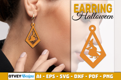Halloween Earrings Lasercut | Halloween Jewelry Product Image 8