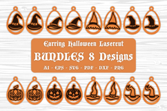Halloween Earrings Lasercut | Halloween Jewelry BUNDLES Product Image 1