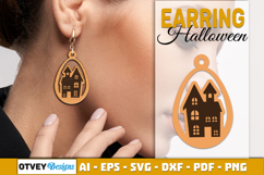 Halloween Earrings Lasercut | Halloween Jewelry BUNDLES Product Image 6