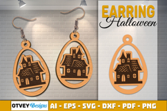 Halloween Earrings Lasercut | Halloween Jewelry BUNDLES Product Image 13