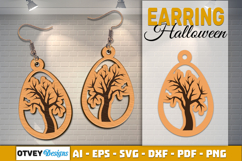 Halloween Earrings Lasercut | Halloween Jewelry Template Product Image 15