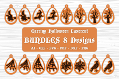 Halloween Earrings Lasercut | Halloween Jewelry Product Image 1