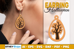 Halloween Earrings Lasercut | Halloween Jewelry Product Image 2