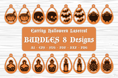 Halloween Earrings Lasercut | Halloween Jewelry BUNDLES Product Image 1