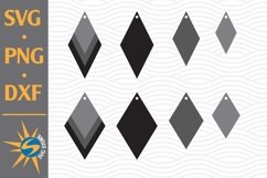 Earring SVG, PNG, DXF Digital Files Include Product Image 1