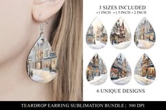 Digital Download Christmas Earring, Christmas Earring Bundle Product Image 1