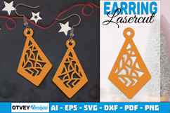 Mandala Earring Lasercut Product Image 2