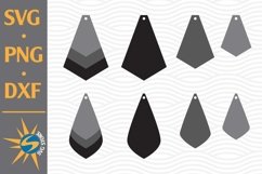 Earring SVG, PNG, DXF Digital Files Include Product Image 1