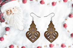 Christmas Earrings Laser Cut. Christmas Tree Laser Cut. Product Image 2