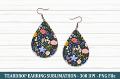 Cottage Garden Teardrop Earring | Teardrop Earring Product Image 1