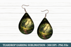 Fantasy Forest Teardrop Earring | Teardrop Earring Product Image 1