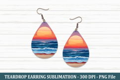 Sunset Teardrop Earring | Teardrop Earring Product Image 1