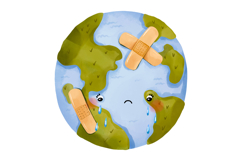 Earth Day Save the Planet Clipart Set Emotional Earth Day Product Image 3