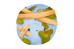 Earth Day Save the Planet Clipart Set Emotional Earth Day Product Image 5