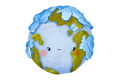 Earth Day Save the Planet Clipart Set Emotional Earth Day Product Image 6
