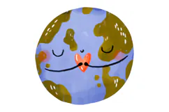 Cute Earth Day Planet Clipart Kawaii Eco Earth Product Image 6