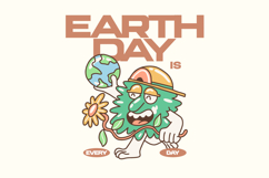 Earth Day is Every Day, Environmental Graphic T-shirt Design Product Image 1