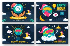 12 Happy Earth Hour Day Illustration Product Image 2