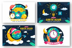 12 Happy Earth Hour Day Illustration Product Image 3