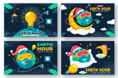 12 Happy Earth Hour Day Illustration Product Image 4