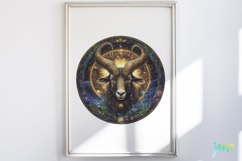 Earth Signs Brilliant Zodiac Sublimation Clipart Product Image 3