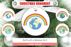 Ornament Earth with a Rainbow Product Image 1