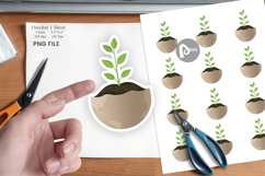 Earth Seedling Sticker Product Image 1
