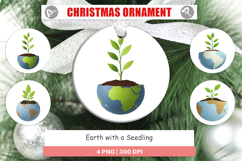 Ornament Earth with a Seedling Product Image 1